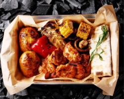 шашлык из мякоти бедра на гриле